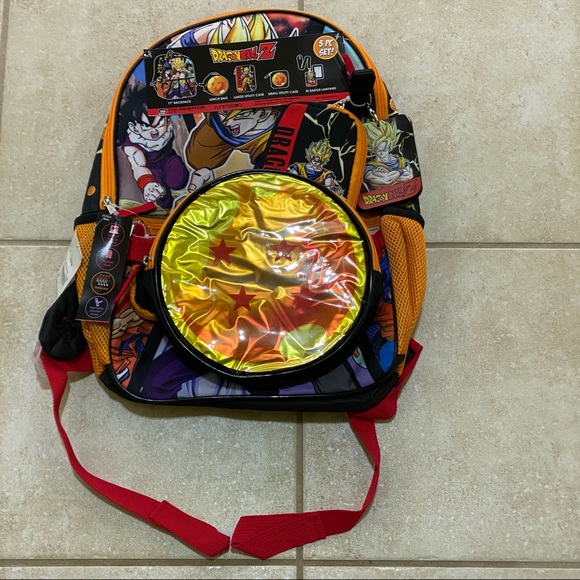 Dragon Ball Z Accessories Dragon Ball Z 5piece Set Backpack